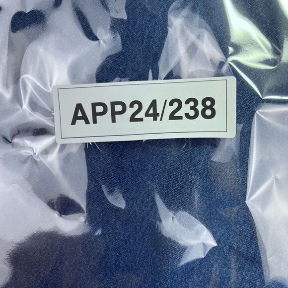 Silhouettes Denim Maxi Dress Womens 20W Short Sleeve‎ Modesty Patchwork Blue - Picture 16 of 16